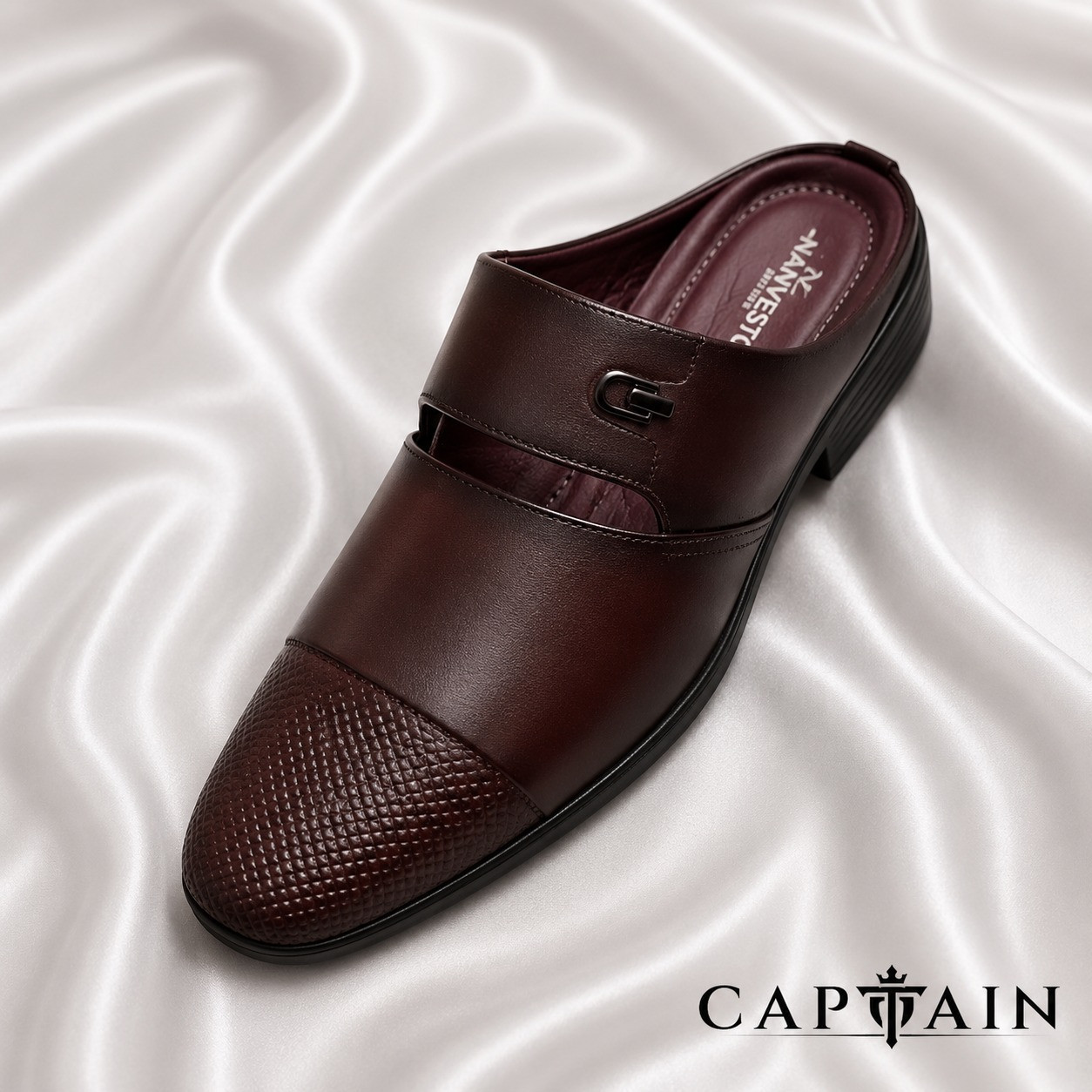 Men's Luxury Chocolate Beltless Kabli Loafer